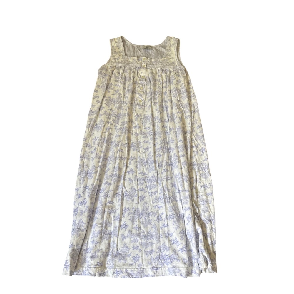 Fundamentals Floral Nightgown Cottagecore Pajama Dress Cotton Women's M